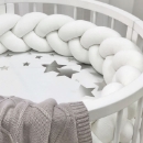 Husa saltea rotunda patut bebe copii cu elastic, Constelatii (5)